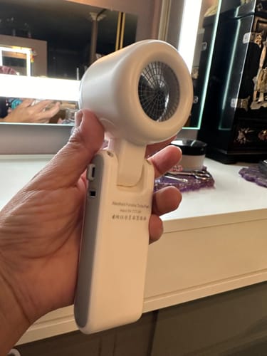 Customer photo review of Portable Handheld Turbo Fan