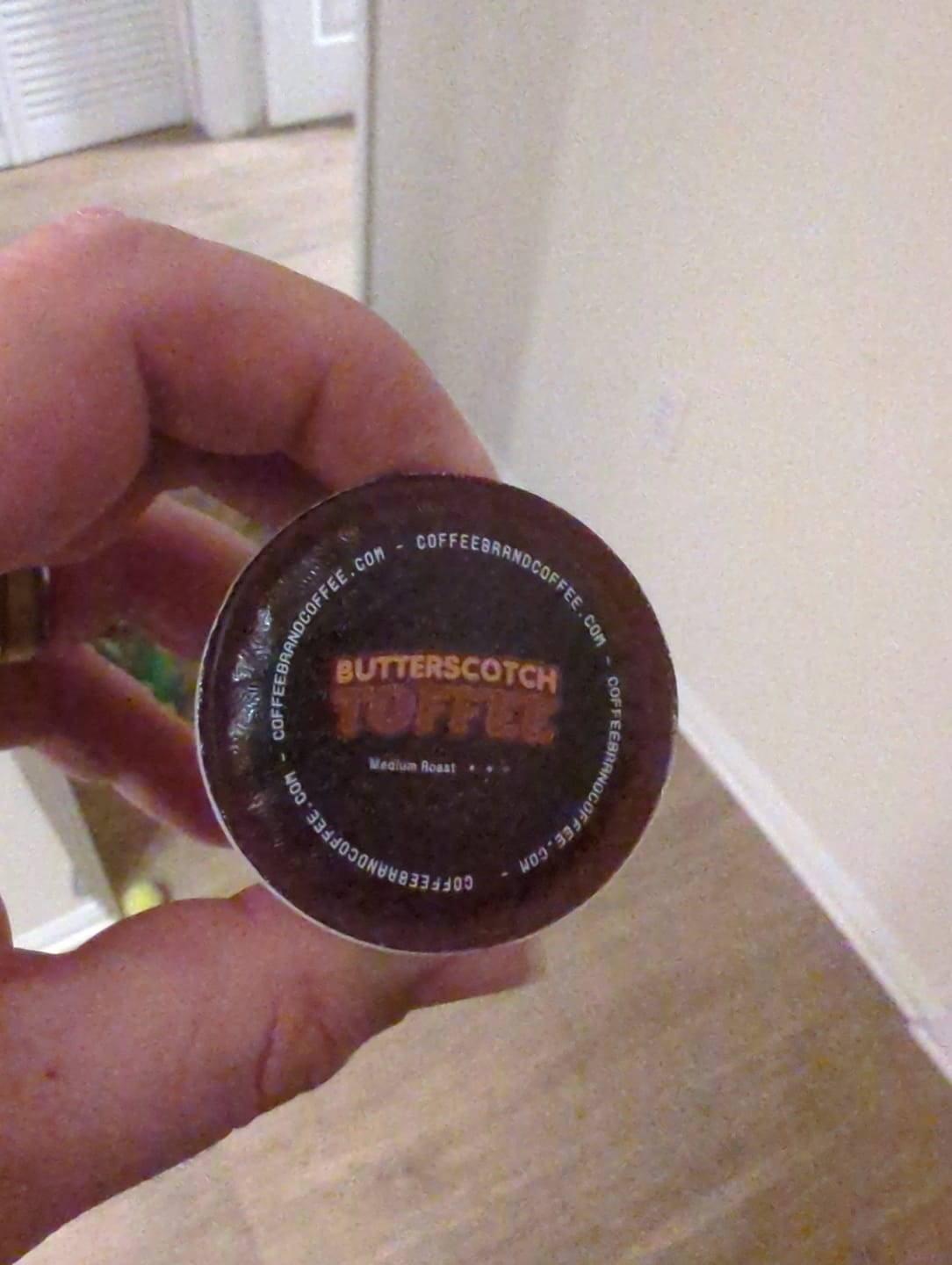 Customer photo review of Butterscotch Toffee Kcups