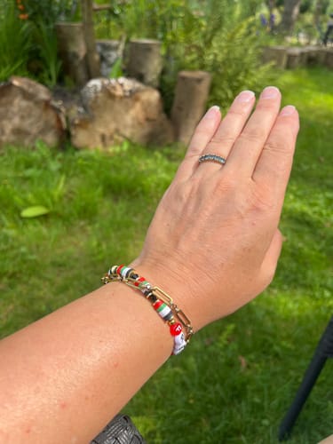 Customer photo review of Palestine Freedom Bracelet