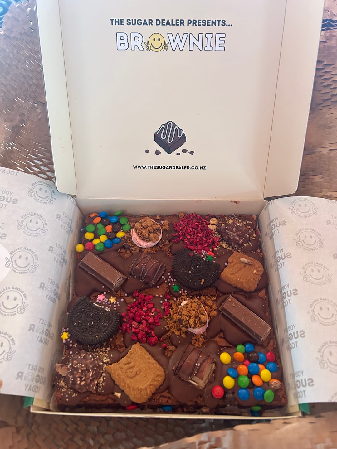 Customer photo review of Mixed assortment brownie
