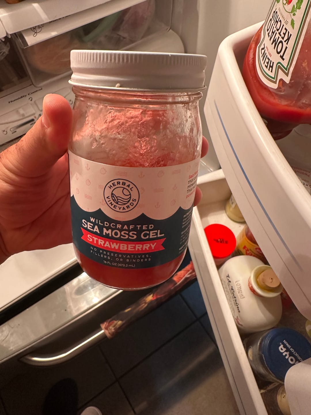 Customer photo review of EXCLUSIVE STRAWBERRY SEA MOSS GEL