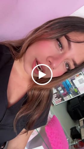 Customer video review of PEPTIDE LIP BALM