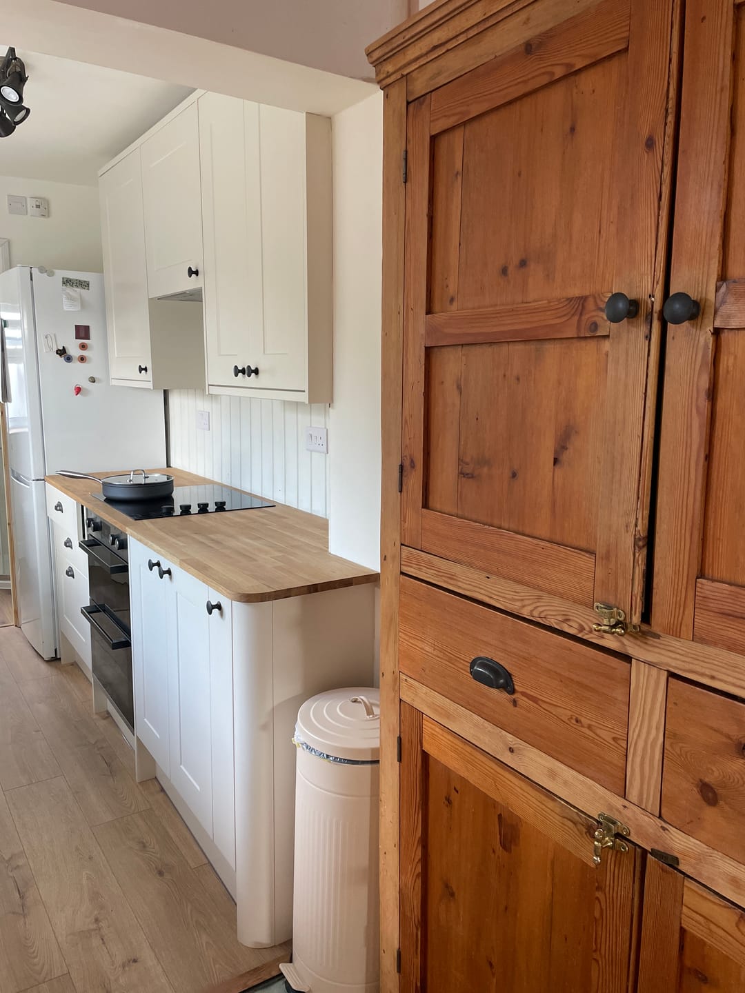 Customer photo review of Classic Cast Iron Cupboard Handles | Oxidised