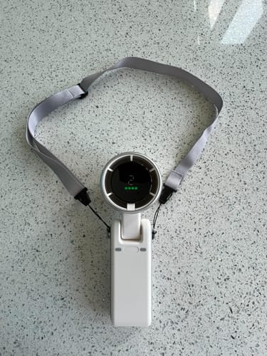 Customer photo review of Portable Handheld Turbo Fan