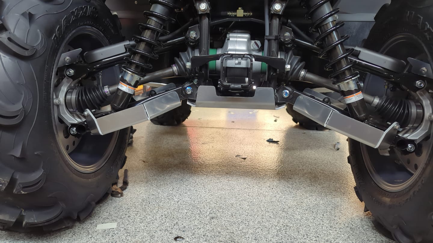 Customer photo review of Full Skid Plate Kit — Yamaha Grizzly 550/700 (2007+)