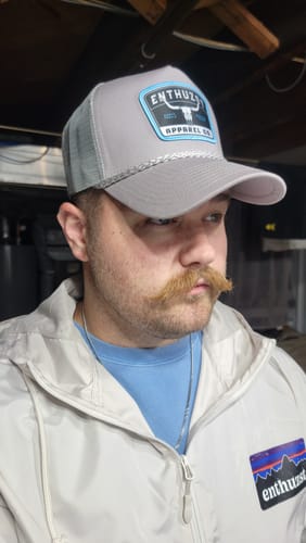 Customer photo review of BE THE BULL TRUCKER HAT