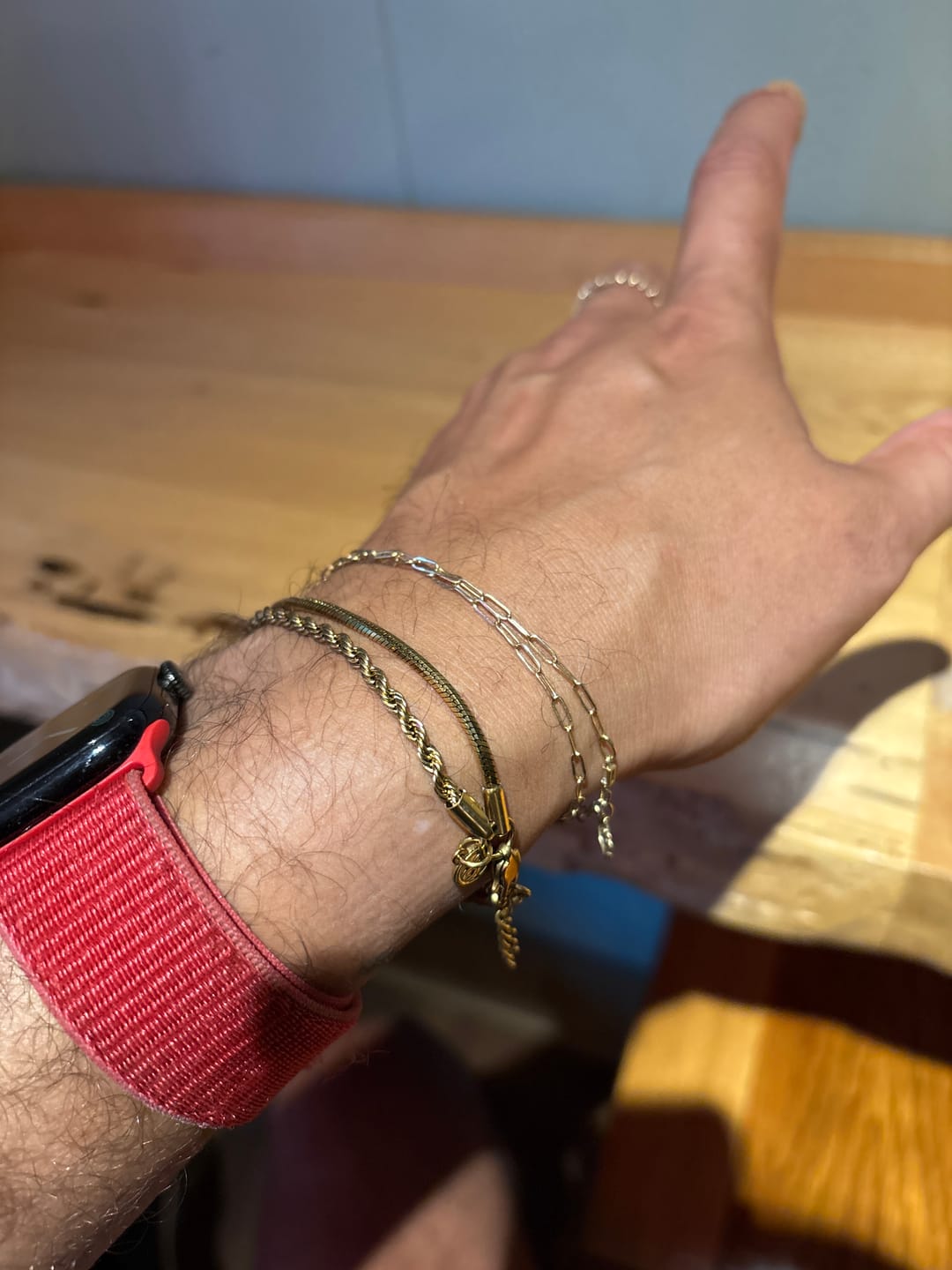 Customer photo review of Double Rope / Octagon Bracelet