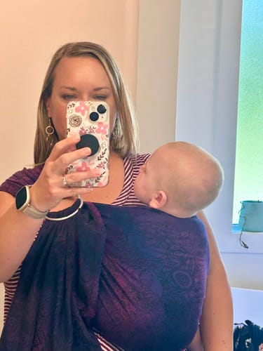 Customer photo review of Wild Wine Bouquet Ring Sling by LennyLamb