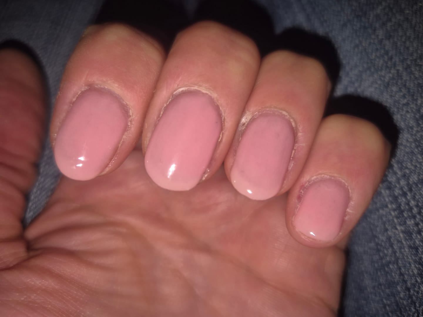 Customer photo review of Lovely Pink Dipping Powder