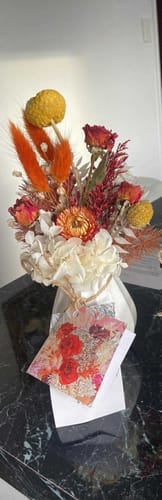 Customer photo review of Luna Blooms Vase