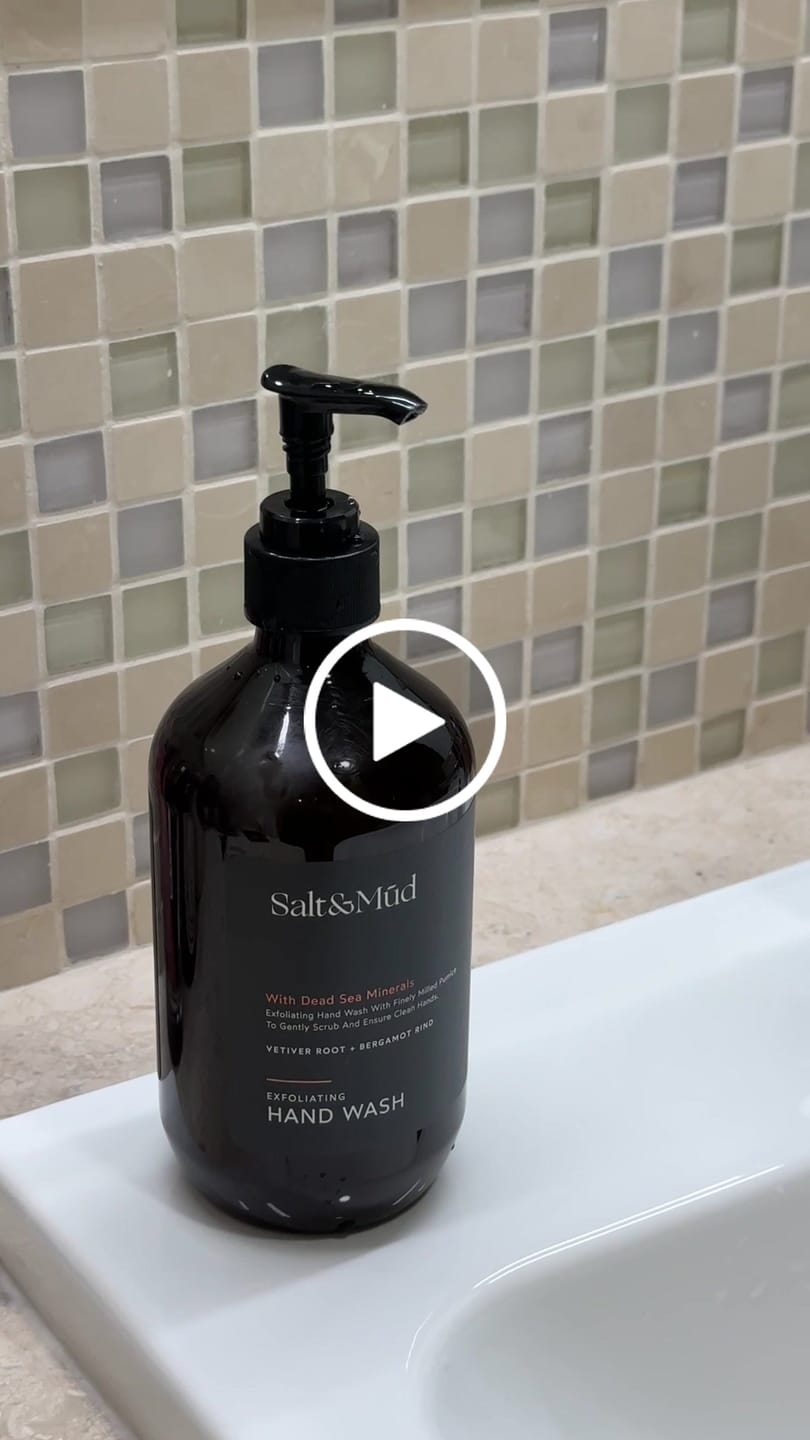 Customer video review of Exfoliating Hand Wash With Dead Sea Minerals 500ml