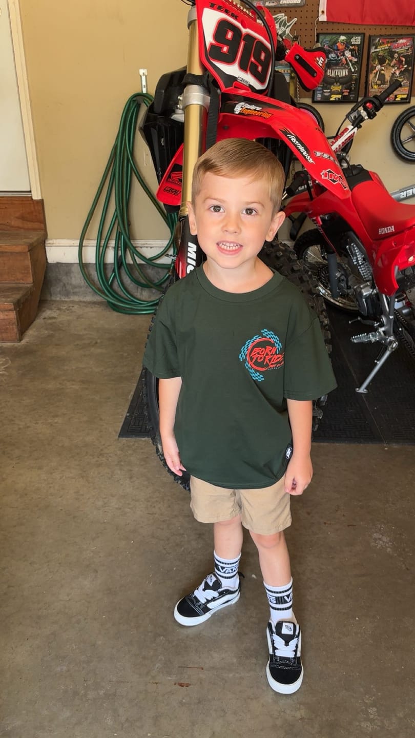Customer photo review of Born to Ride - T-Shirt