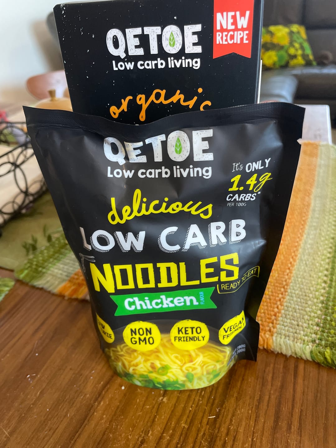 Customer photo review of Qetoe Low Carb Noodles - GLUTEN FREE - 4 PACK (4 x 200g)