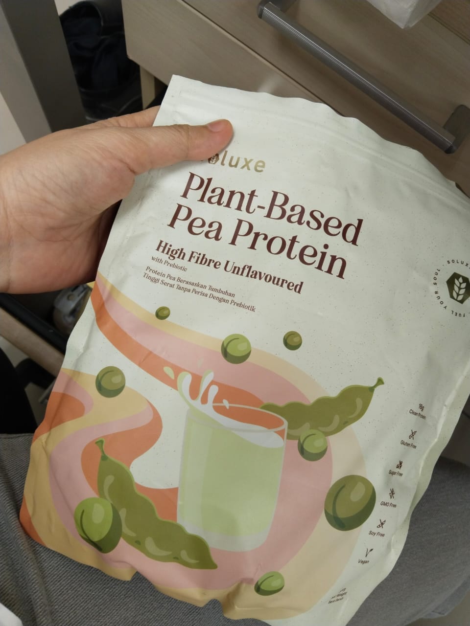 Customer photo review of Pea Protein Isolate - High Fibre (Unflavoured)