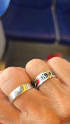 Customer photo review of Palestine Heritage Ring