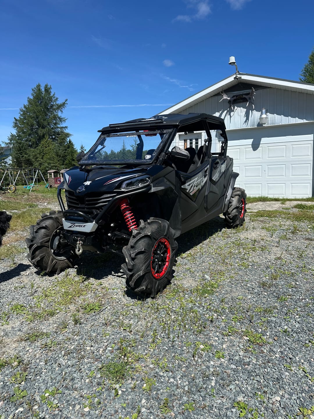Customer photo review of 2023 to 2025 CFMoto ZForce 950 Sport & 950 Sport-4 — 2in Lift Kit