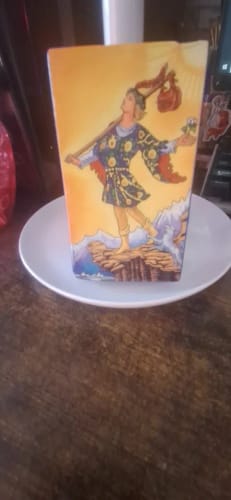 Customer photo review of The Rider Tarot Cards for Divination Deck