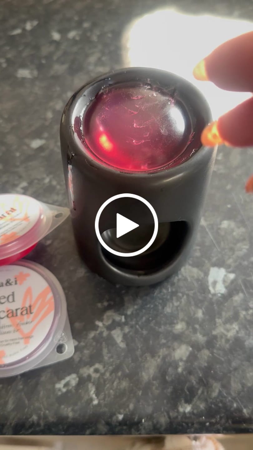 Customer video review of Red Baccarat Gel Melt