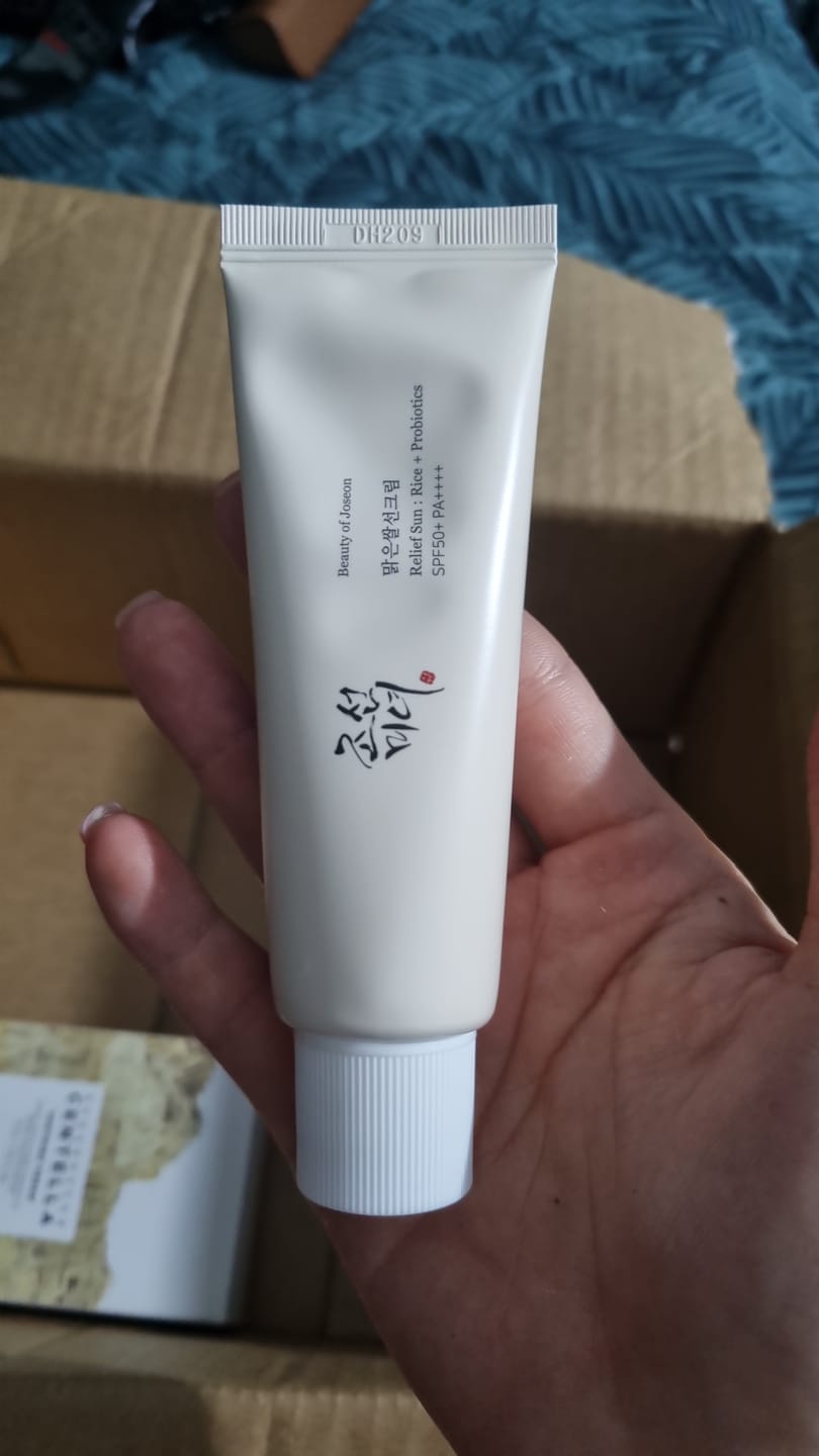 Customer photo review of Relief Sun : Rice + Probiotics (SPF50+ PA++++)