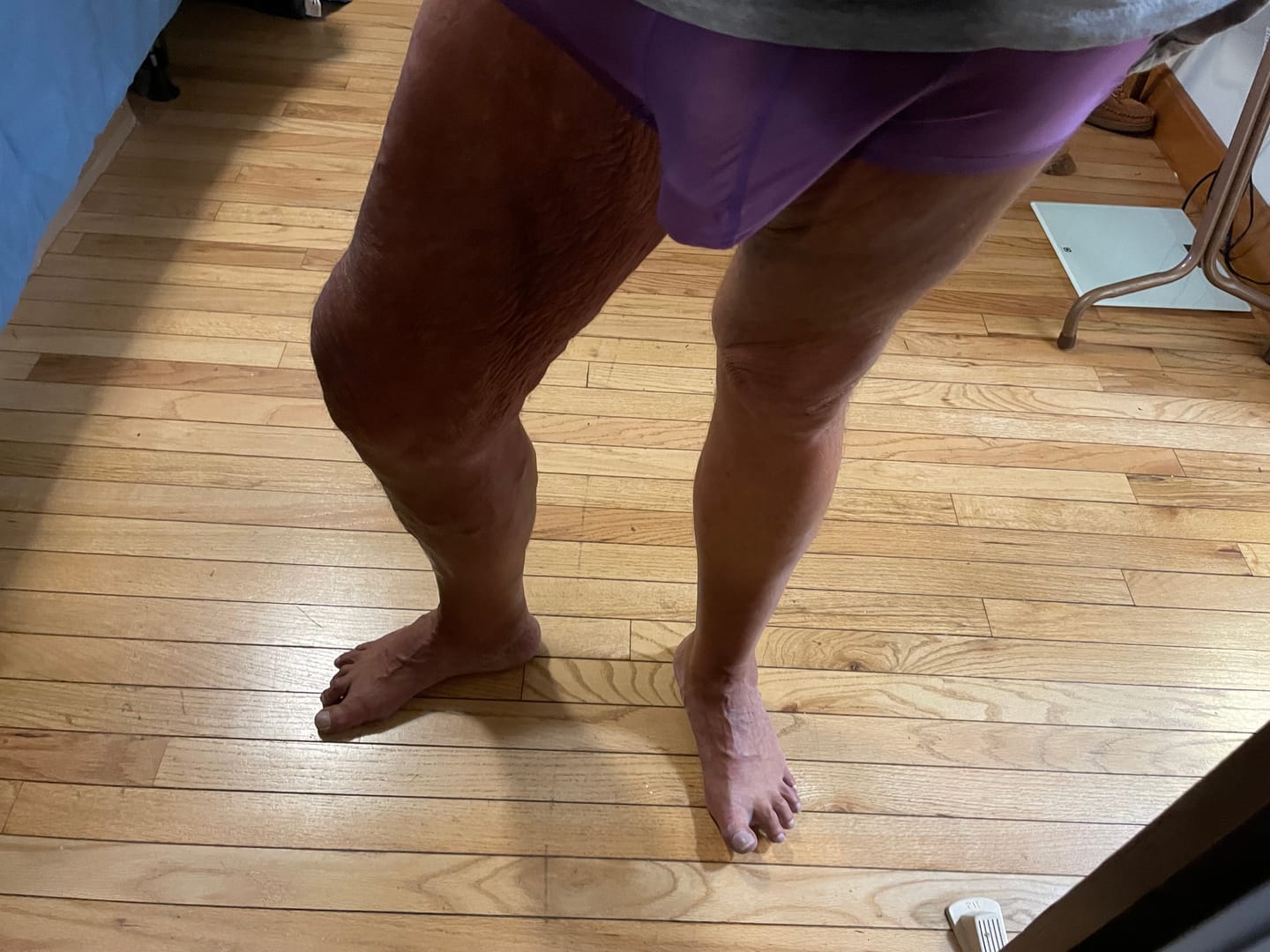 Customer photo review of Men's Transparent Sexy Ice Silk Seamless Boxer Briefs