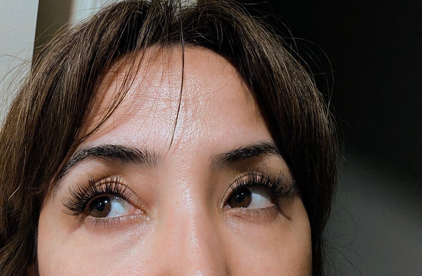 Customer photo review of Infinaluxe Gentle Lash Removal Serum (NEW)