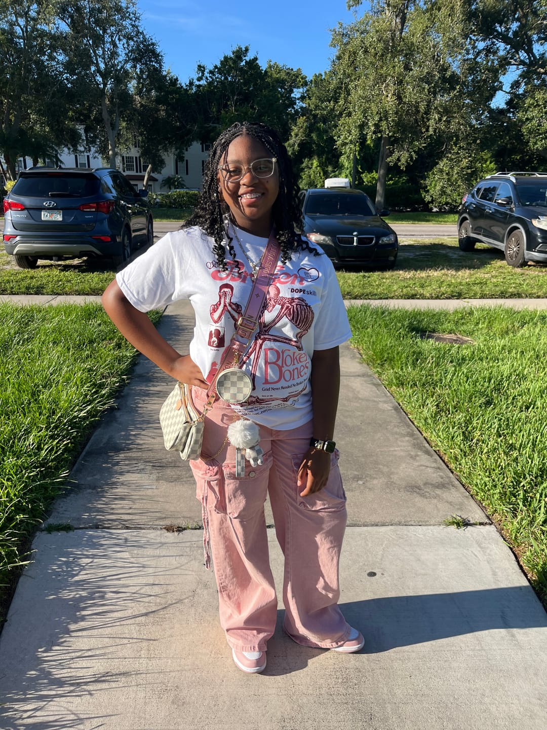 Customer photo review of VALENTINE'S Day 3s DopeSkill T-Shirt Broken Bones Graphic