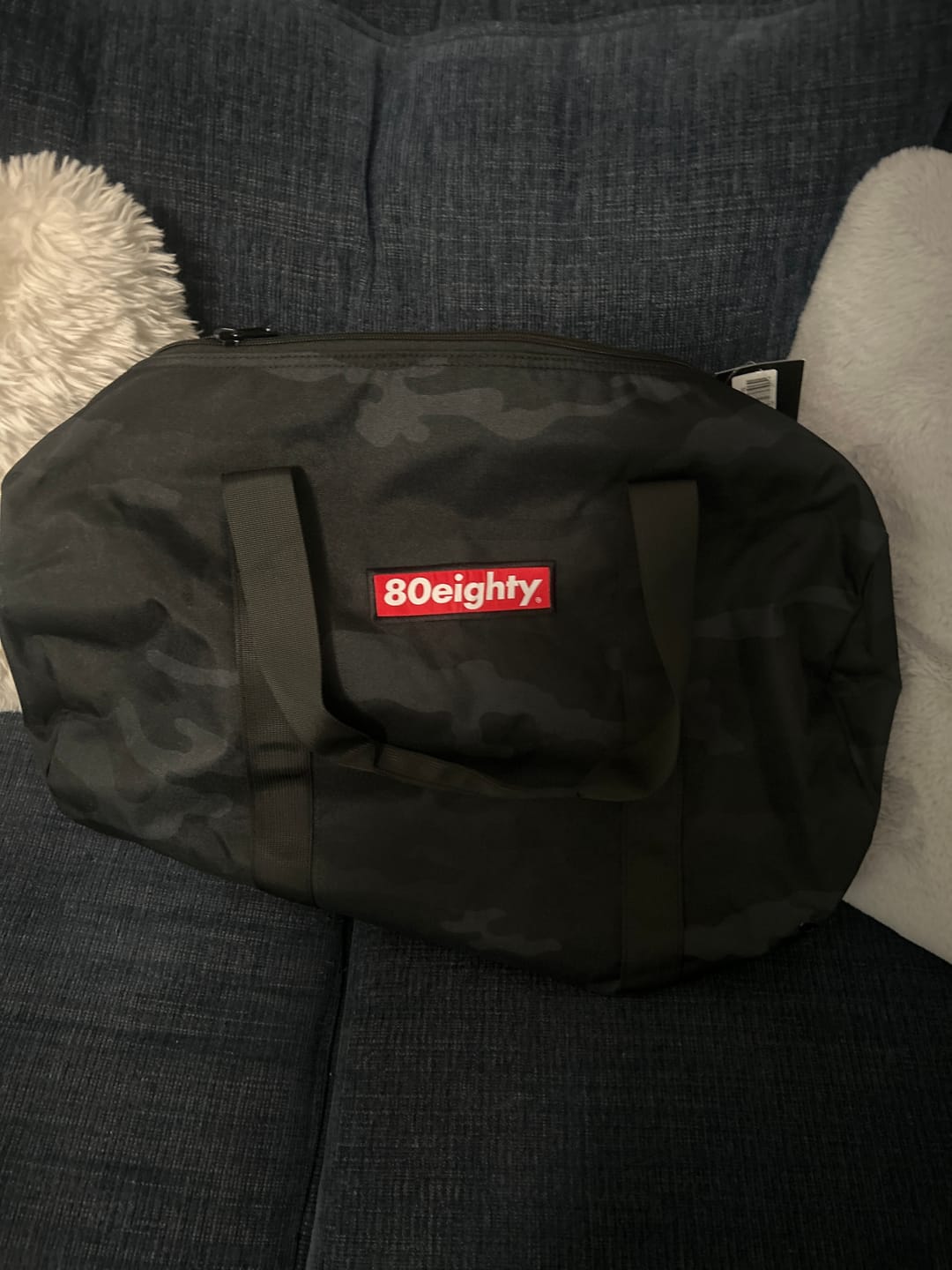 Customer photo review of 80Eighty® Black Camo Duffle Bag