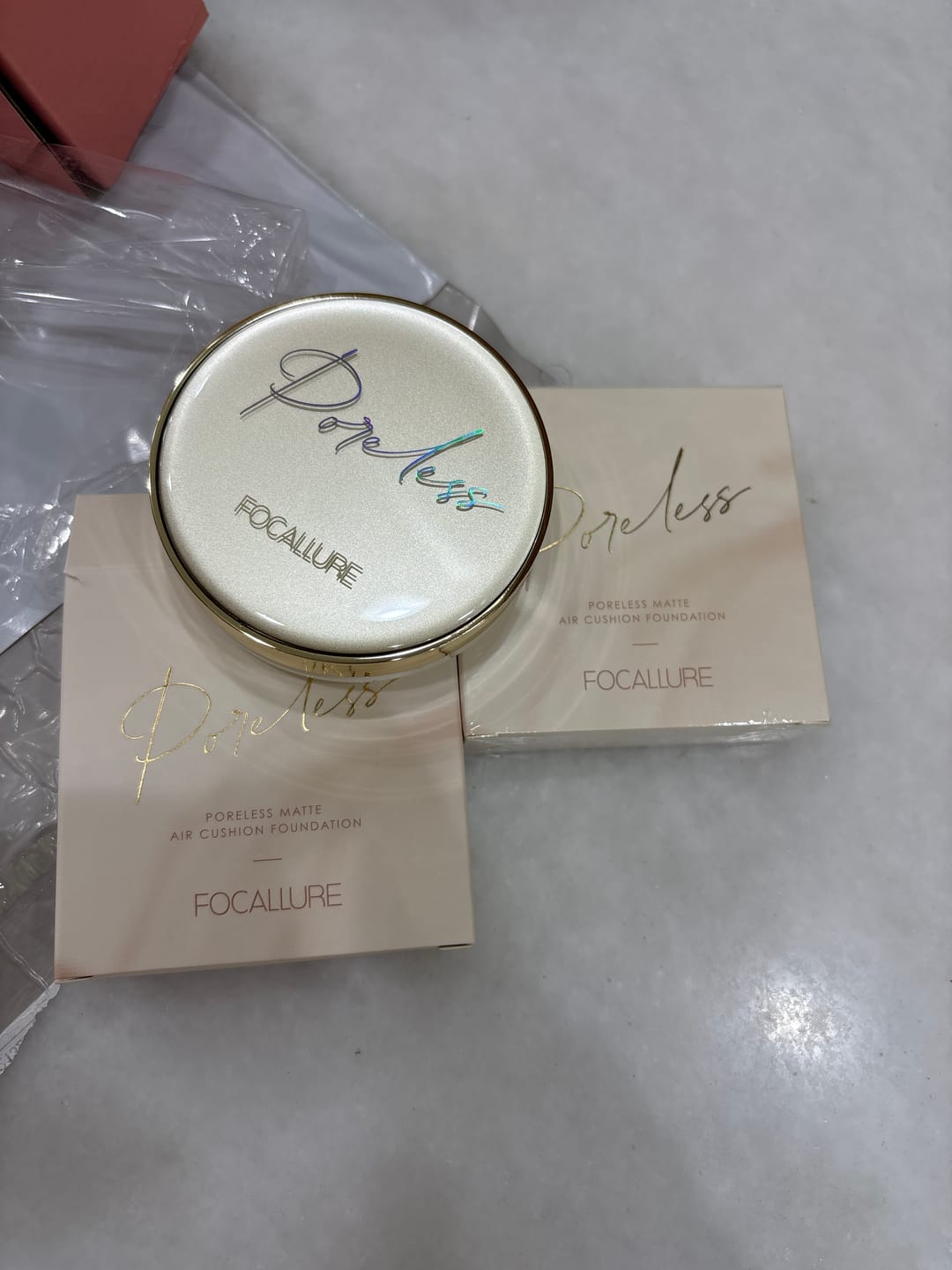 Customer photo review of Matte Air Cushion Foundation