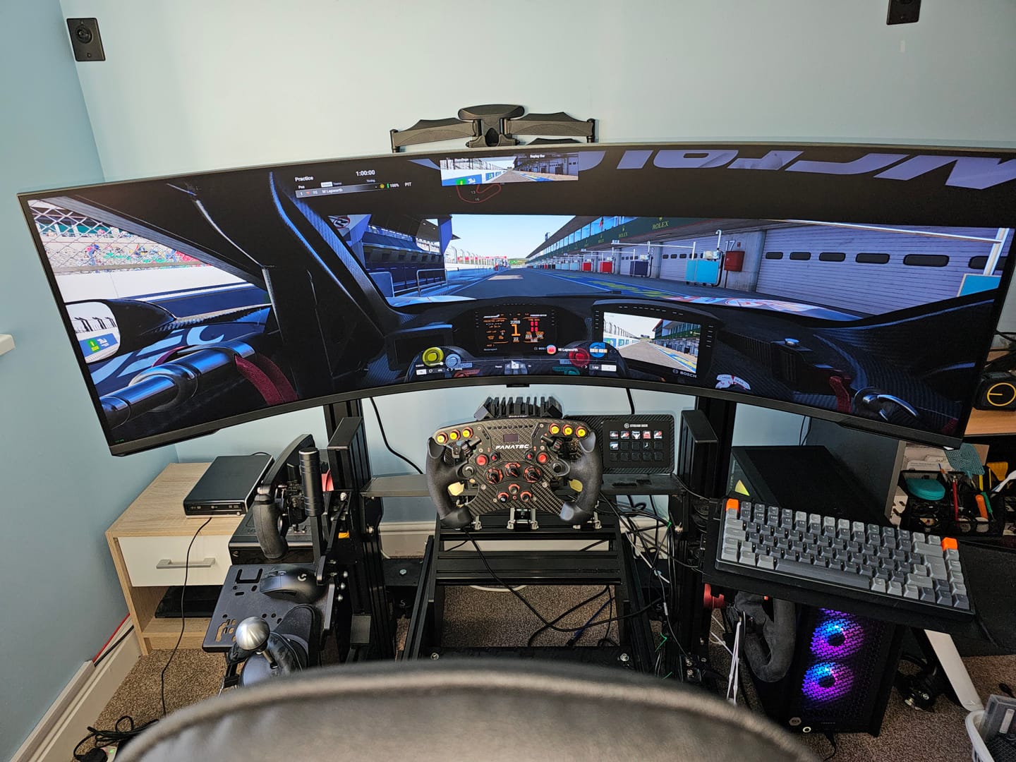 Customer photo review of Simulator Monitor Stand