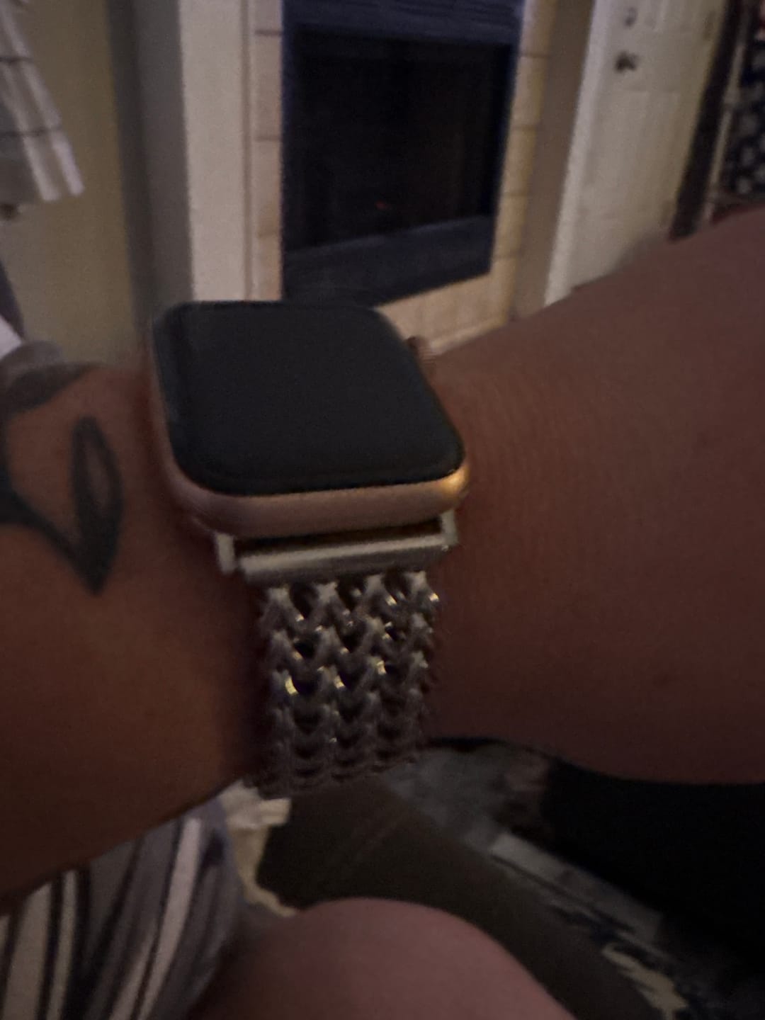 Customer photo review of Valencia Stainless Steel Apple Watch Band