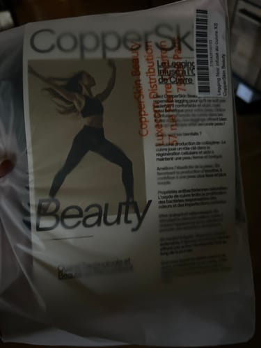 Customer photo review of Le Legging skincare au cuivre micro encapsulé