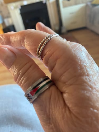 Customer photo review of Palestine Heritage Ring