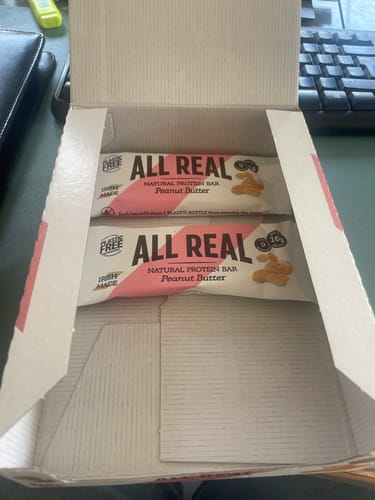 Customer photo review of Peanut Butter Protein Bar 50g x 12 bars