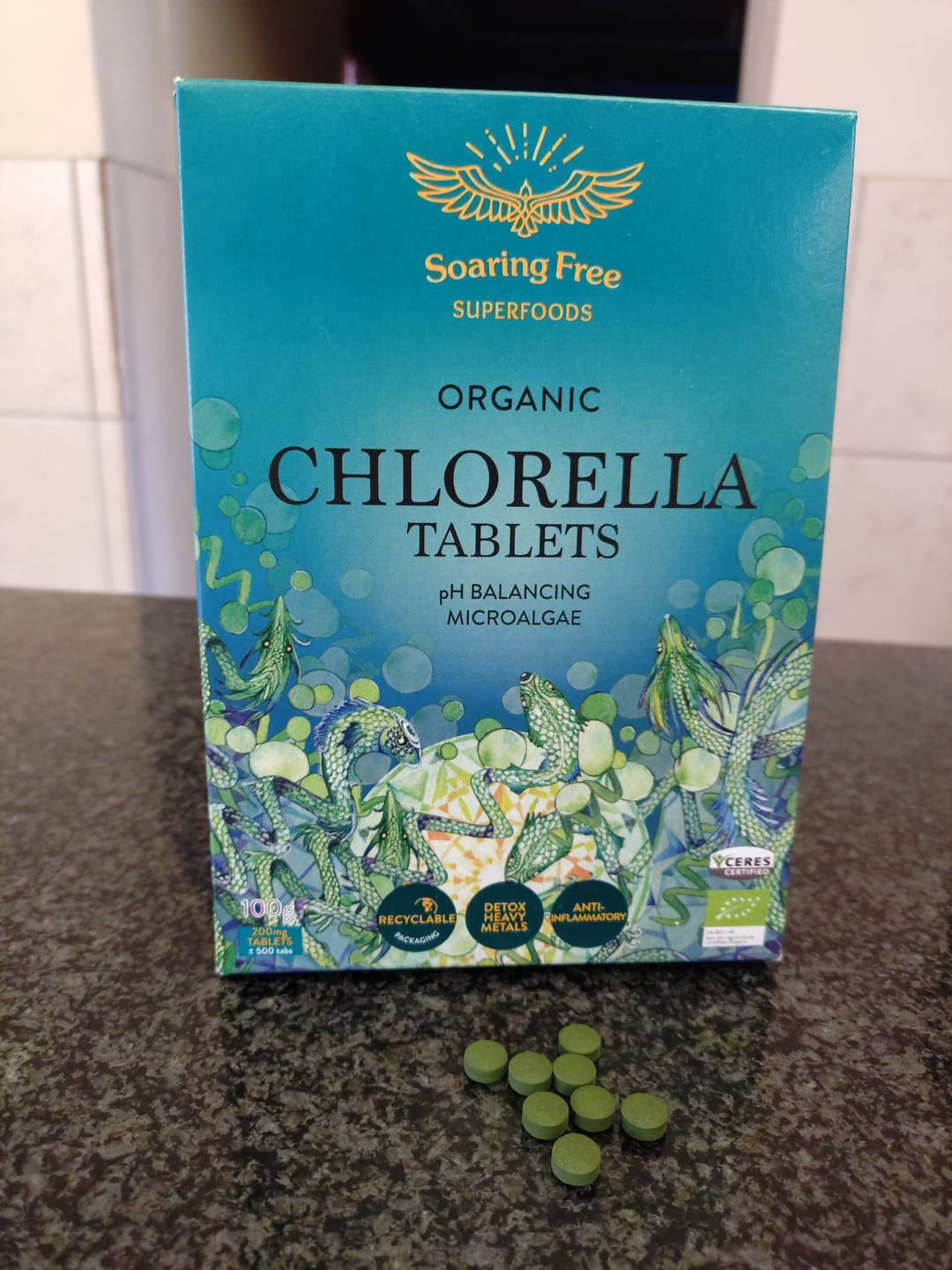 Customer photo review of Organic Chlorella Tablets