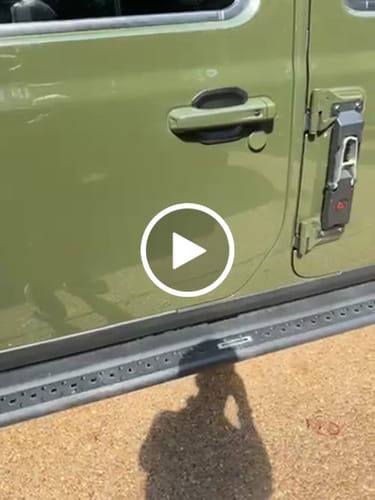 Customer video review of COVER'D UP KEYHOLE COVERS JL/JT (3 COVERS)