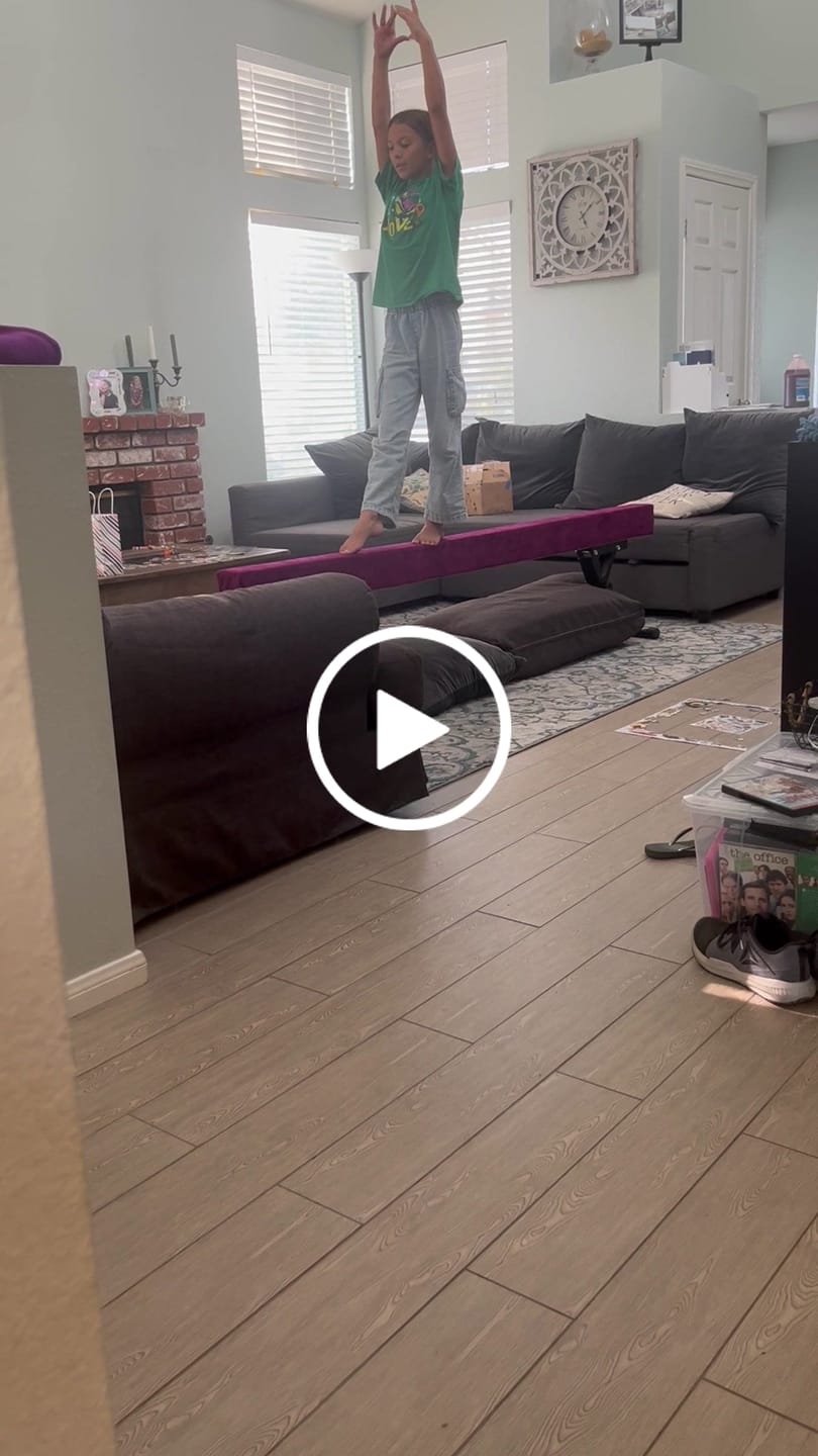 Customer video review of 8Ft Adjustable Gymnastics Beam