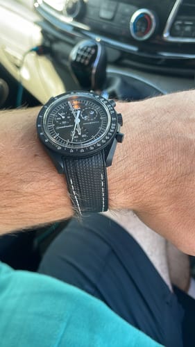 Customer photo review of Rubber Strap for Omega X Swatch MoonSwatch Mission to The Moonphase - New Moon