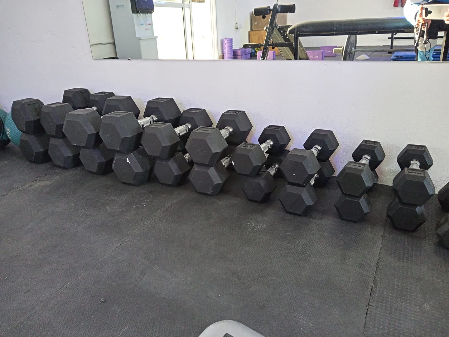 Customer photo review of Mancuerna Hexagonal (2.5 a 50 kg) IRONSIDE