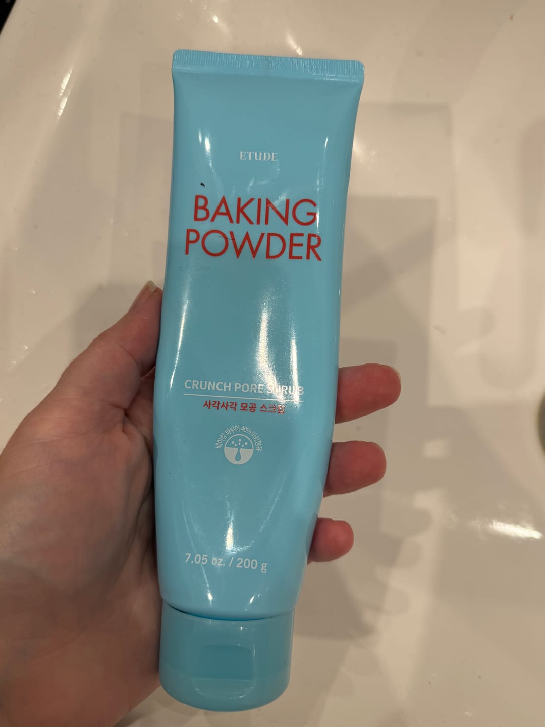 Customer photo review of Skrubis sejai ar sodu Etude House Baking Powder Crunch Pore Scrub
