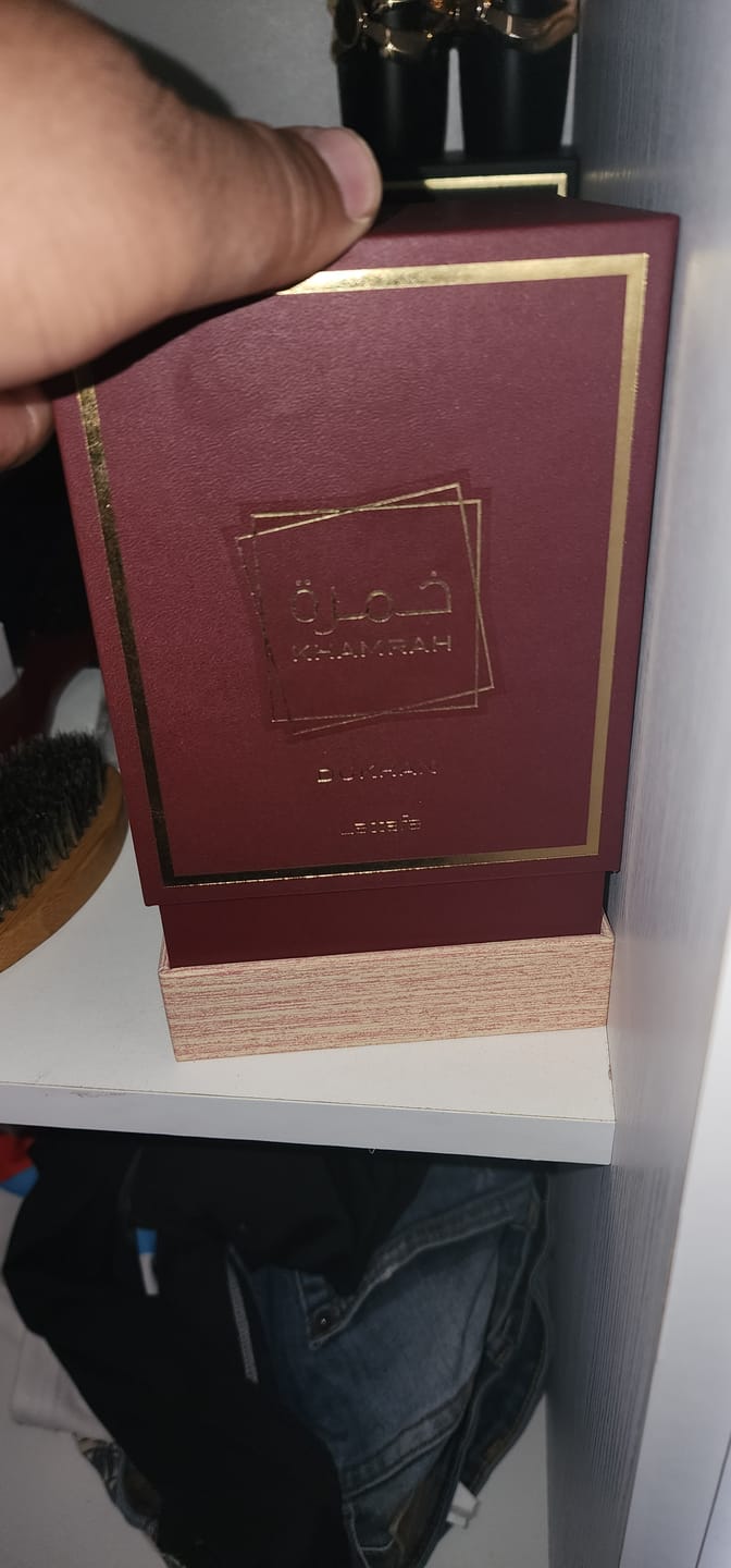 Customer photo review of Khamrah dukhan lattafa edp 100ml