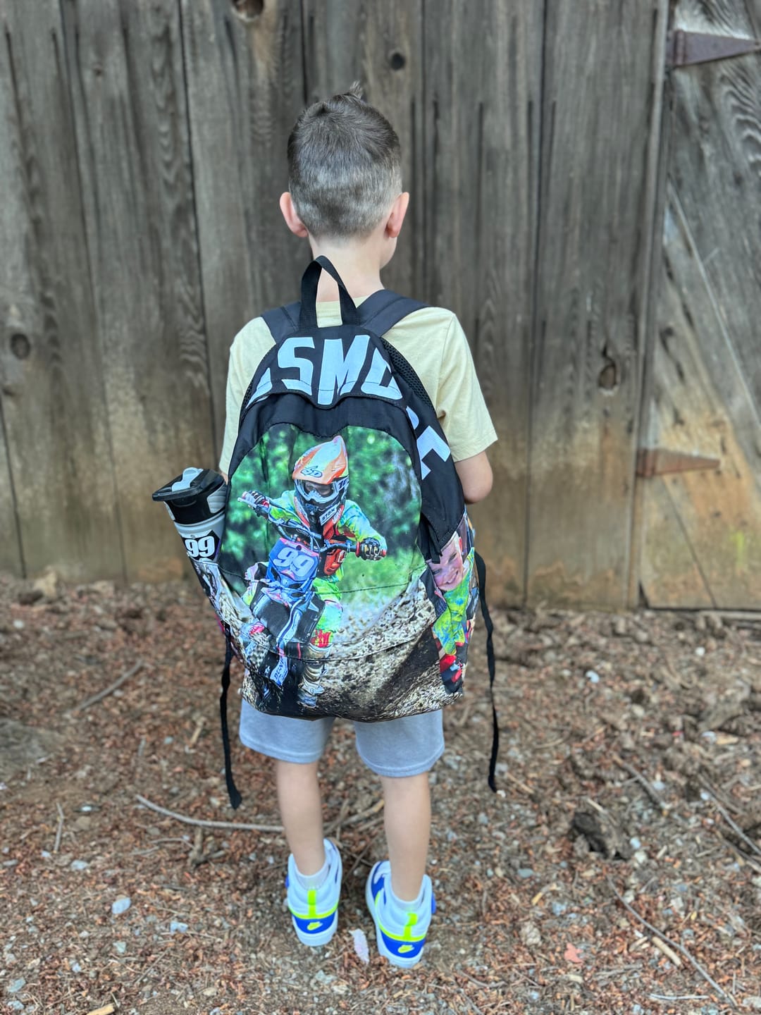 Customer photo review of Custom Motocross Backpack