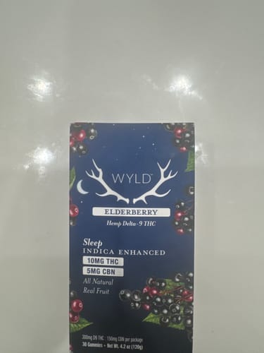 Customer photo review of Wyld - Elderberry 2:1 THC:CBN Gummies | Sleep - 30 Count