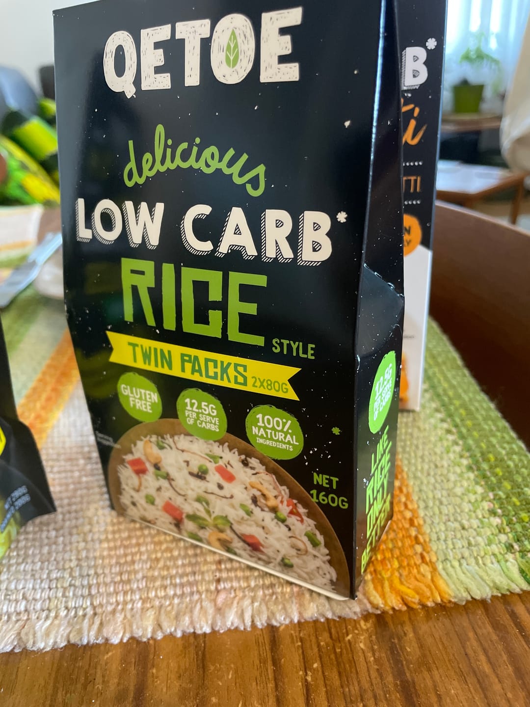 Customer photo review of Qetoe Low Carb Rice BULK VALUE 10 X TWIN PACKS