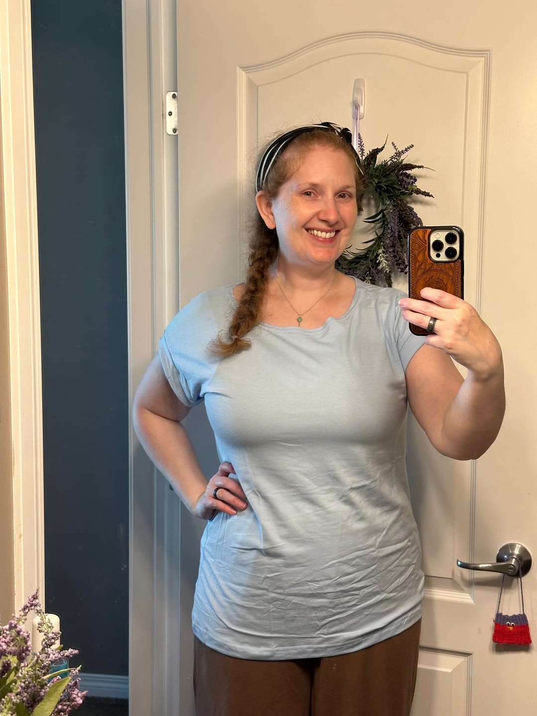 Customer photo review of *Pre-Sale* Cuff Tee