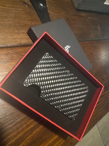 Customer photo review of ISWT TWILL CARBON WALLET