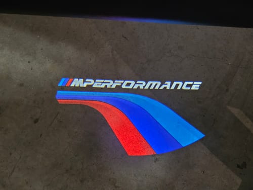 Customer photo review of BMW G SERIES DOOR LIGHTS