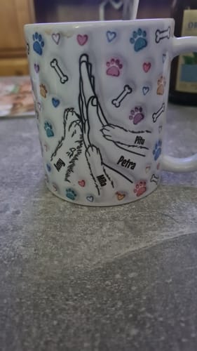 Customer photo review of Beste Hunde Mama 3D Optik - Individuelle Tasse