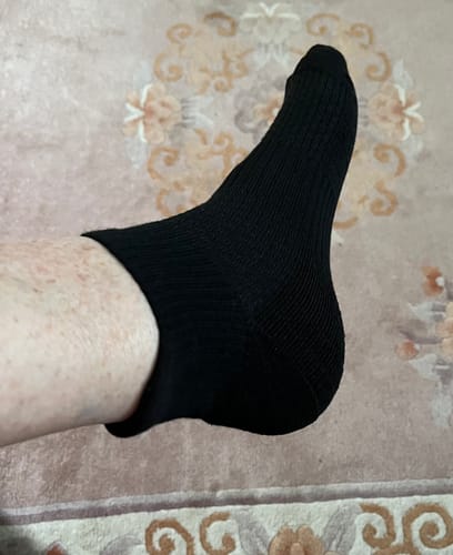 Customer photo review of Ankelstödstrumpor