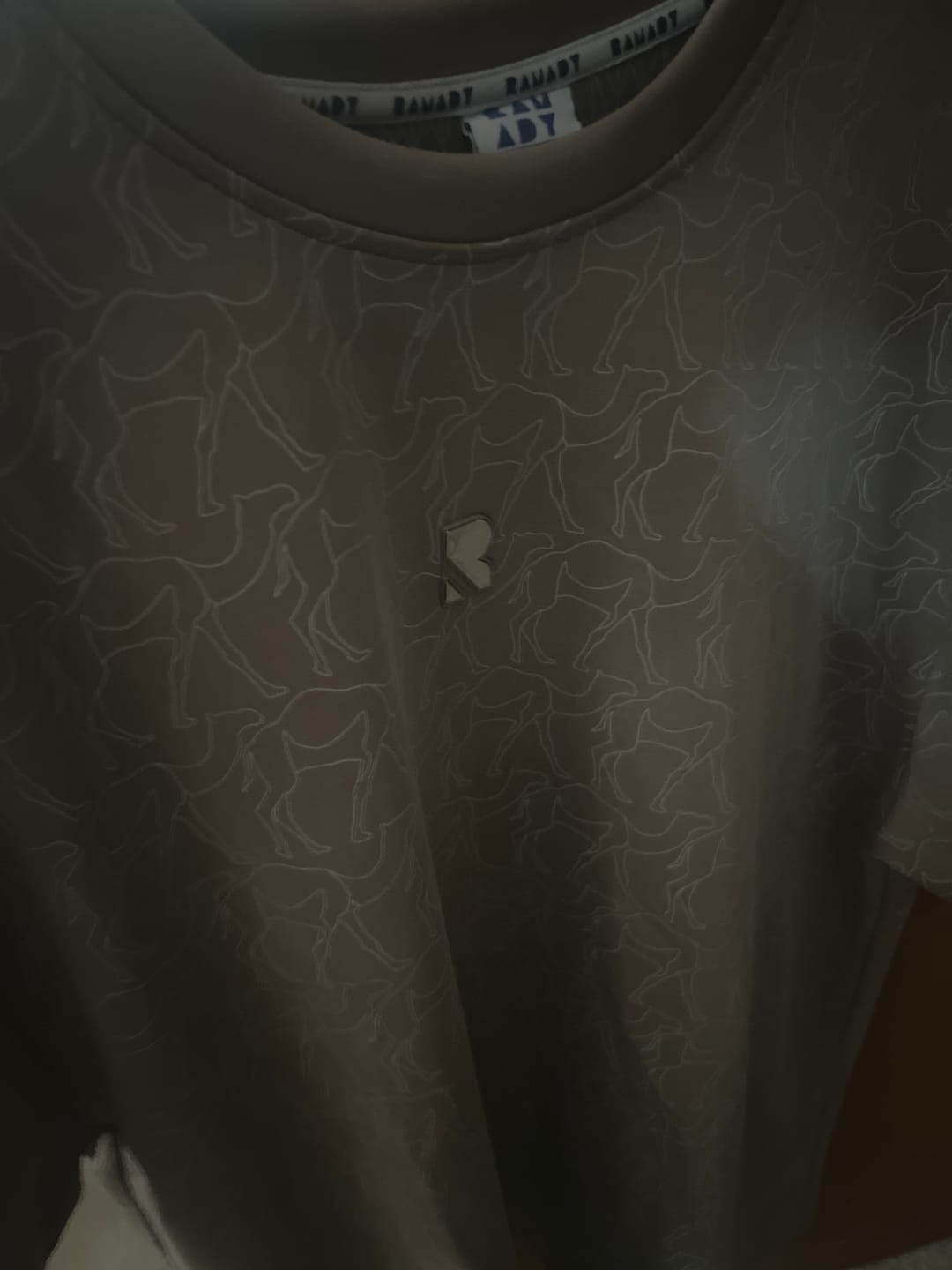 Customer photo review of Women's Camel Print T-shirt