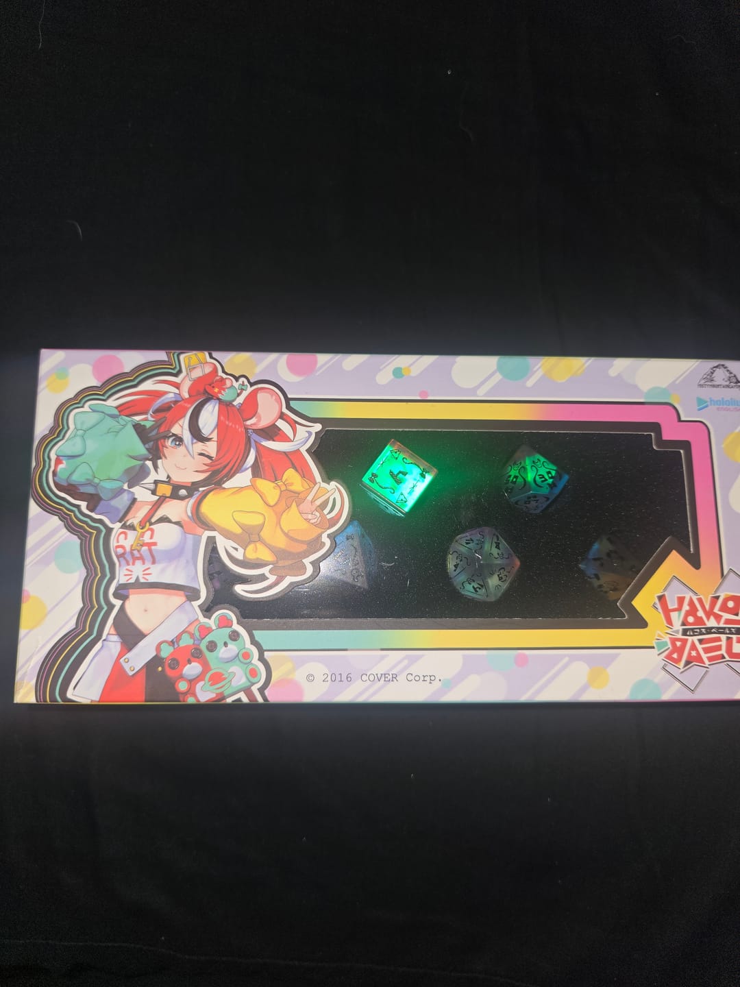 Customer photo review of PRE-ORDER | Baelz Dice Set | hololive x MMG Exclusive